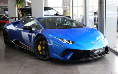 Lamborghini Huracan LP 640-4 Performante Spyder 2019 - Blu Vathys on Sportivo Unicolor with Alcantara