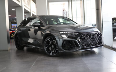 Audi RS3 Sportback 2023 - Daytona Grey on Black