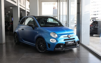 Abarth 595 Competizione Cabrio 2022 - Matte Rally Blue on Black