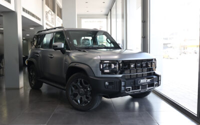 Jetour T2 Luxe 2026 - Highway Grey Matte on Green